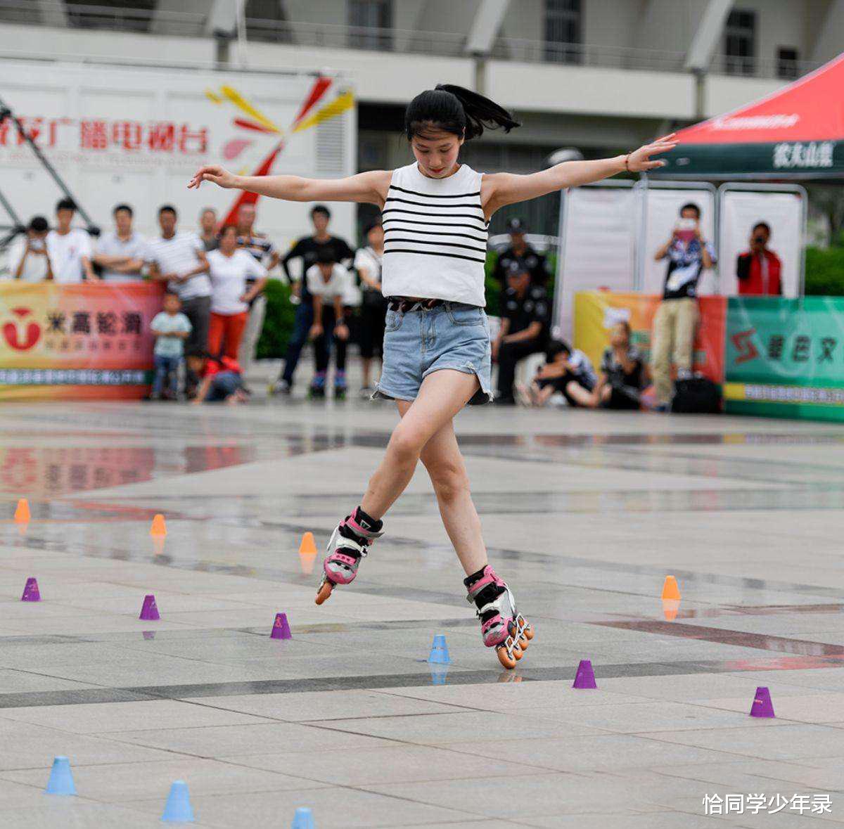 韩国队|\轮滑女神\苏菲浅：11岁拿到世界冠军，将中国轮滑推向世界舞台