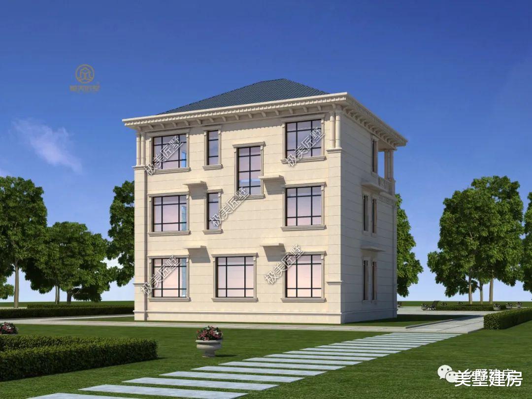 农村欧式三层别墅,精致又实用,让您做村里最靓的宅!