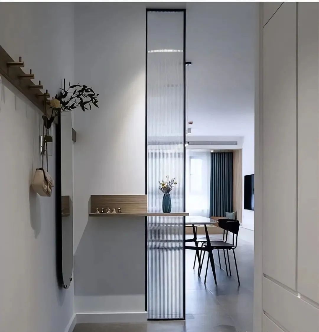 常见的5种入户隔断,组合样式各有不同,颜值收纳个个都没得说!