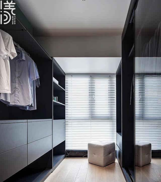 160㎡现代简约,低调灰色+安静蓝色,营造优雅舒适的家