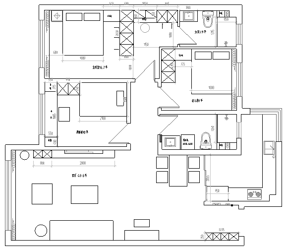 哈尔滨鸣雀装饰 110㎡现代风格,优雅高级又大气!