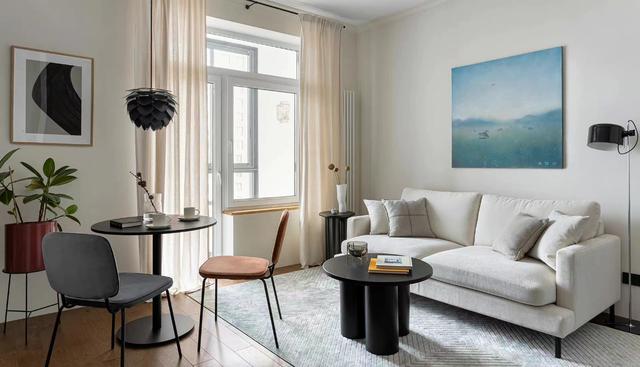 38㎡,芭蕾舞演员的小家,色彩和图案营造诗意的氛围,浪漫极了