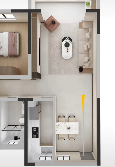 入户玄关餐厅大改造，改的让你意想不到。