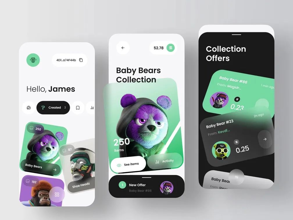 meta|国外APP界面设计!简 中 有 美