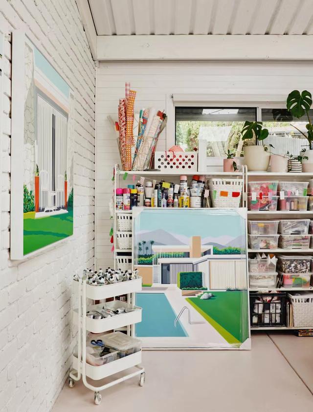 走进艺术家女主的家,不华丽但明艳动人,充满童话色彩,太美好