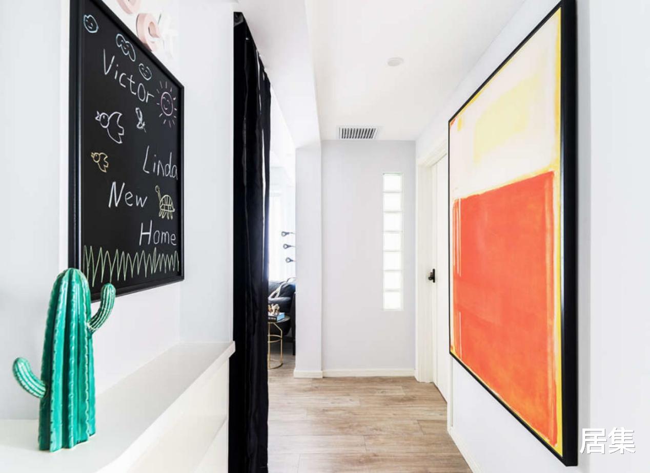 打造80㎡油画一般的家,处处都可以享受自由的轻抚,浪漫美好