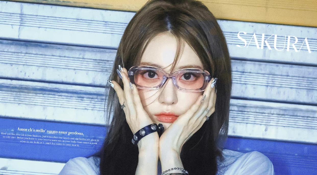 LESSERAFIM|宫胁咲良第三次出道成功,LE SSERAFIM最新舞台展现爱豆魅力