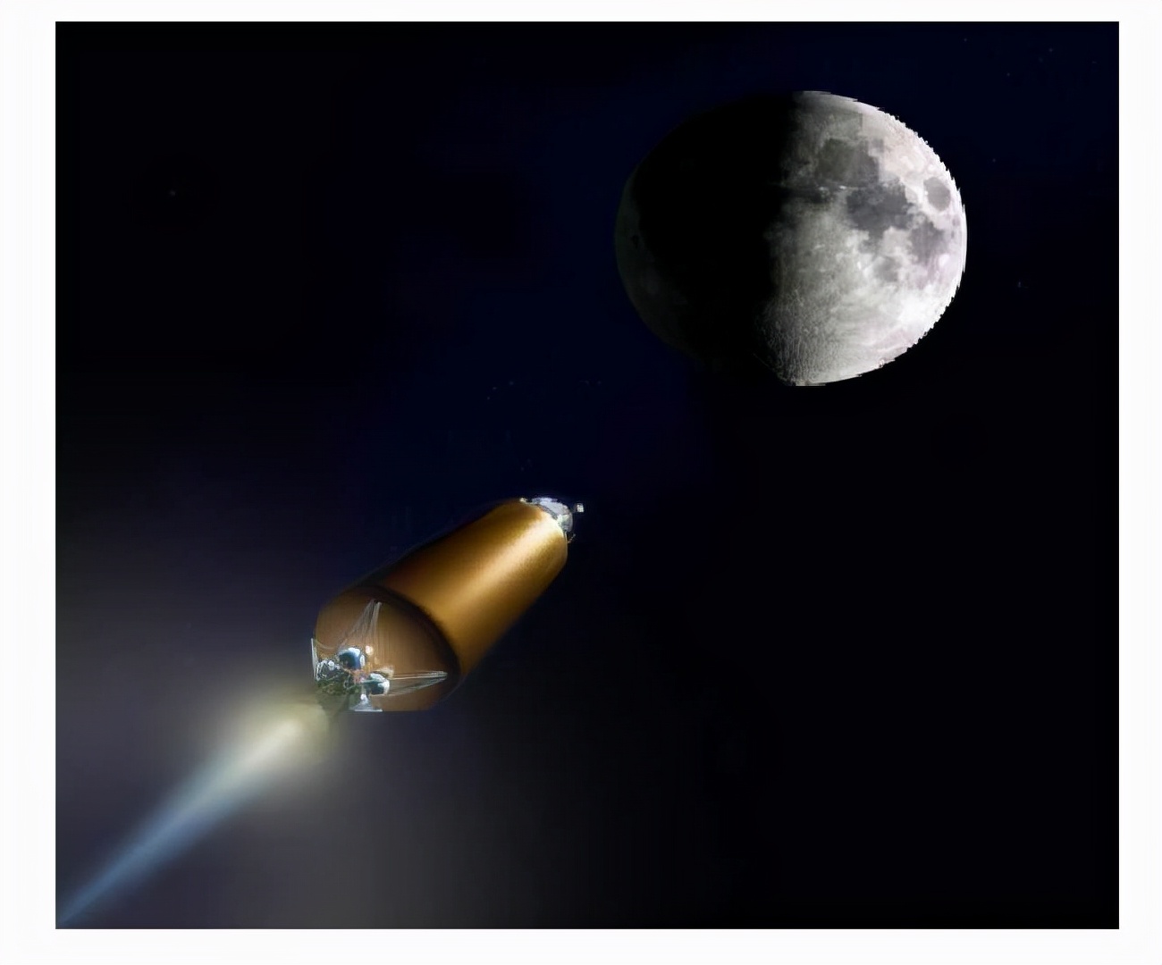 马斯克又要干啥？科学家发现1枚“猎鹰”9火箭二级，正向月球飞去