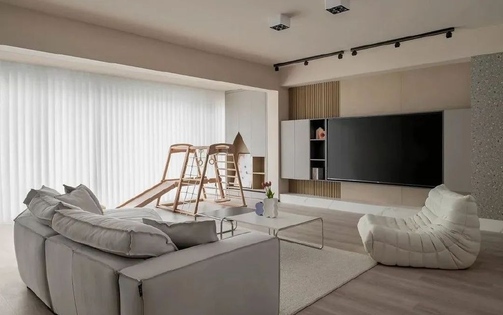 老房改造|135㎡简约风三居室,温馨舒适的三口之家