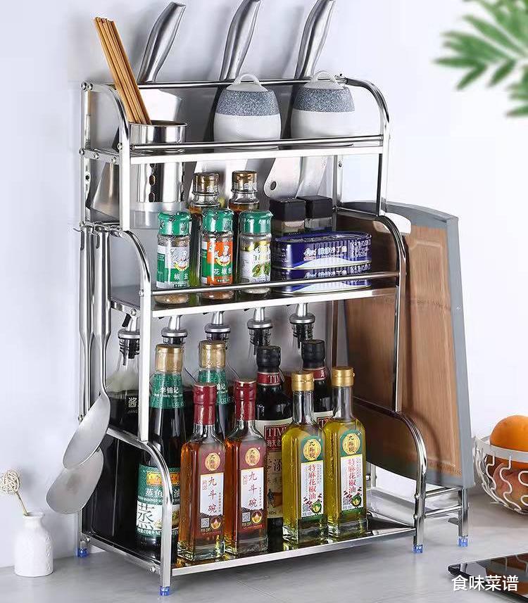 相见恨晚的4件厨房置物架,瞬间增大空间,防止蟑螂,关键还便宜