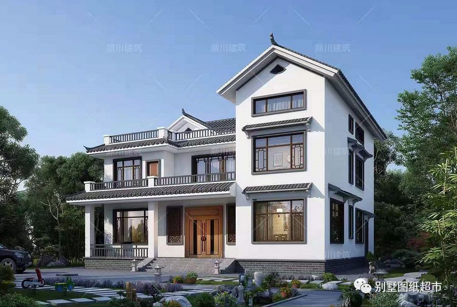 广东农村豪宅多，新出炉的这9套别墅设计，丝毫不比福建豪宅差