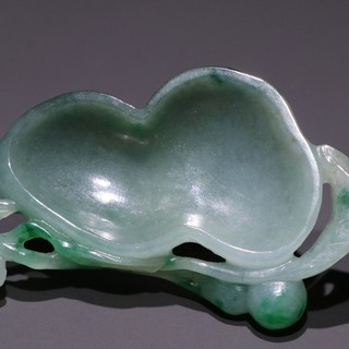 葫芦|清 翡翠雕葫芦笔洗