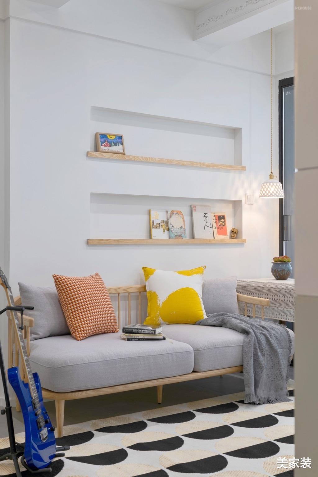 在墙上开个“洞”变出餐厅，榨干45平方所有方寸，想法好独特