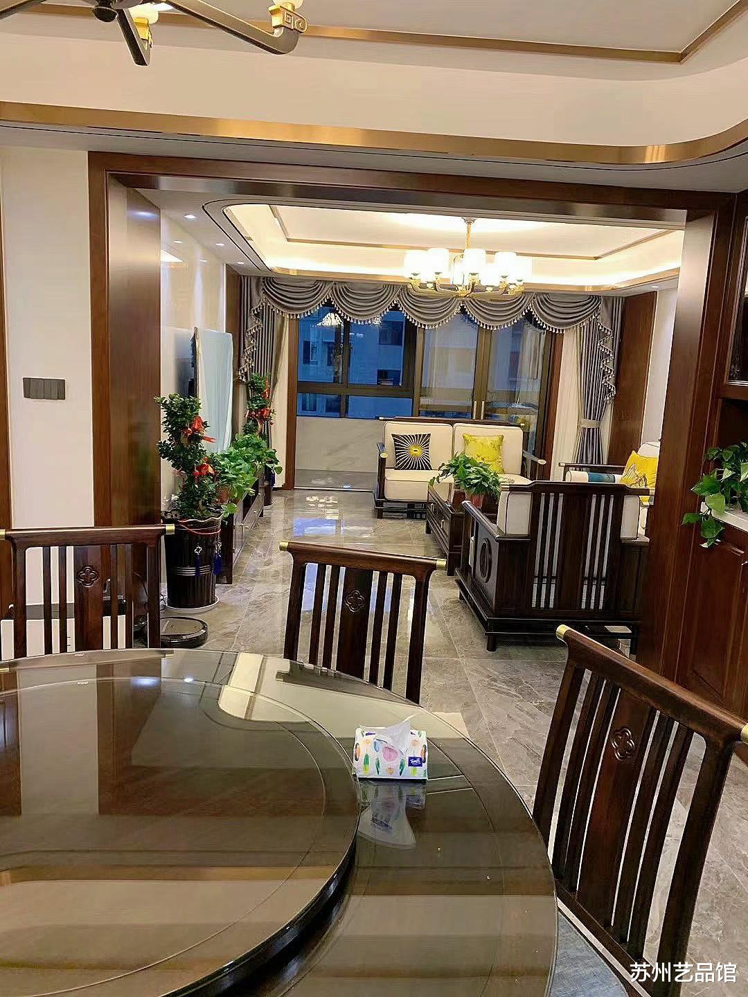 130平方米新中式风格案例，是古典魅力的再现