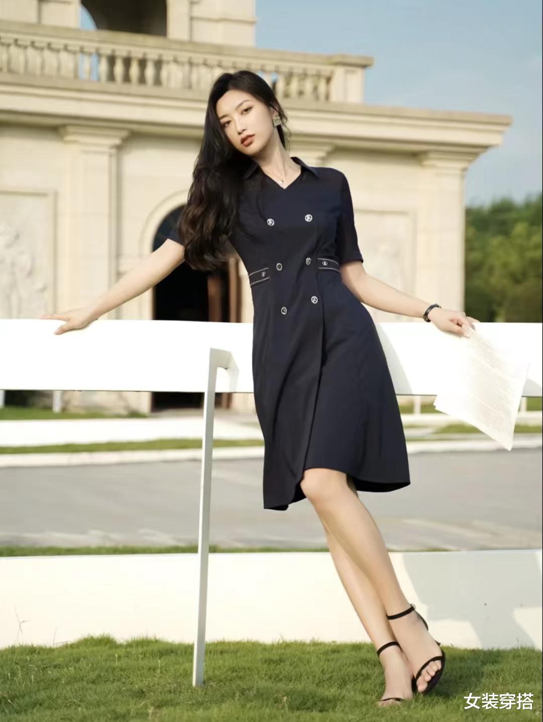 连衣裙|40岁女人上班穿什么衣服好看