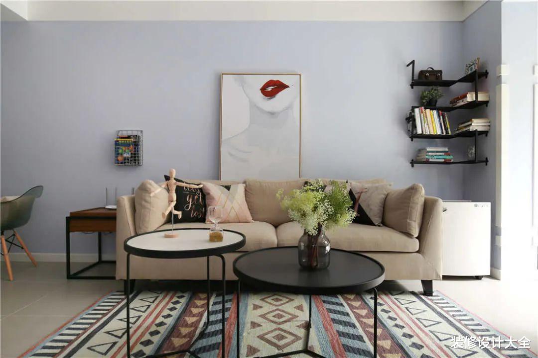 76平小户型坚持只刷漆不造型,全屋反而大气倍增,太漂亮了!