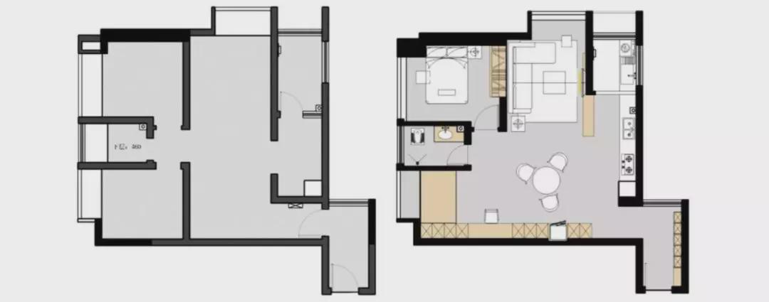小户型得这样装！61㎡简约北欧风，既美观实用性又强！
