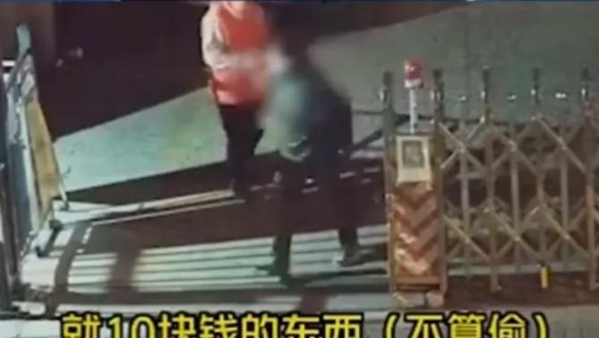 上海，一男子盗窃外卖不说，竟然这外卖有问题，吃完以后身体不适