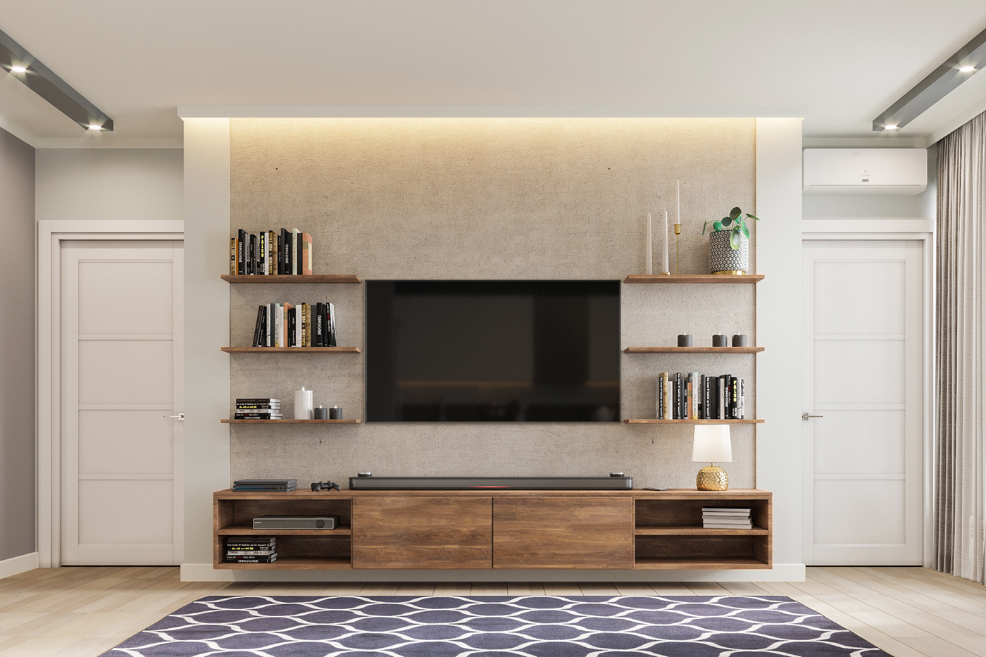 开放式的新房，客厅、餐厅以及厨房的设计，女设计师太优秀了