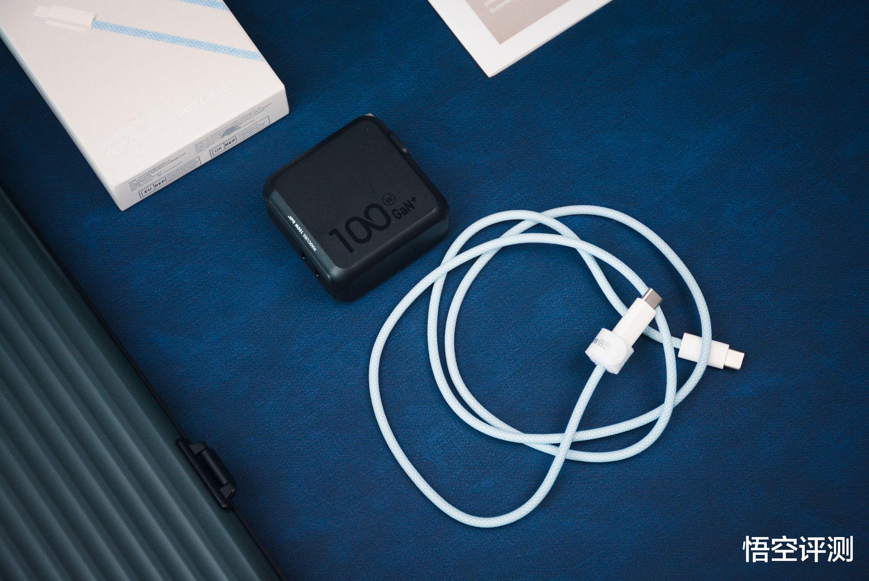 笔记本|倍思出品超耐磨编织快充线：100W功率手机笔记本都能充，仅售30元