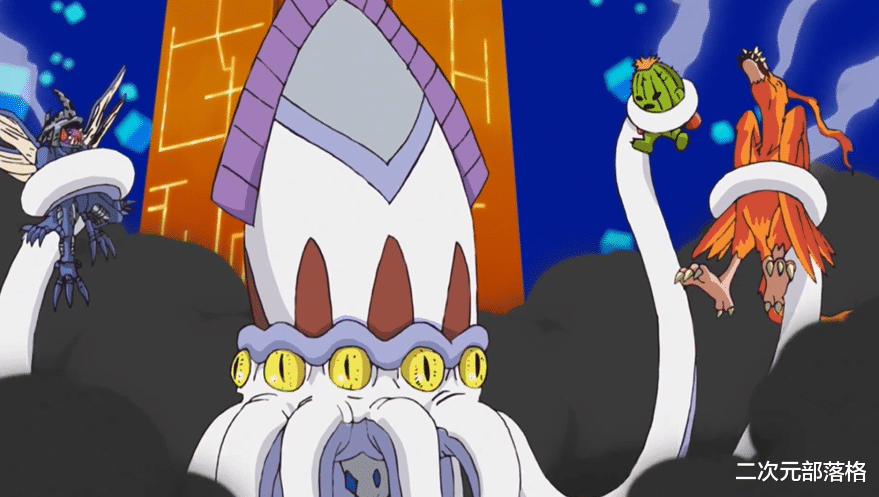 乌贼|数码宝贝:超惨的十斗士继承人,被三大完全体合力击杀