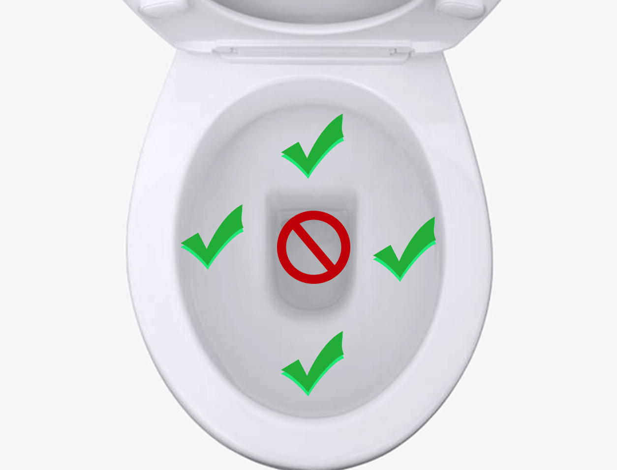 上厕所如何防止水溅在屁股上