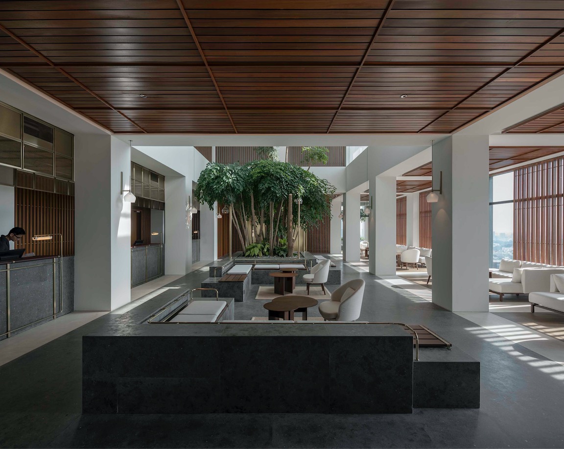 亿伽设计│酒店设计│吉隆坡Alila酒店:整齐的方格结构贯穿空间