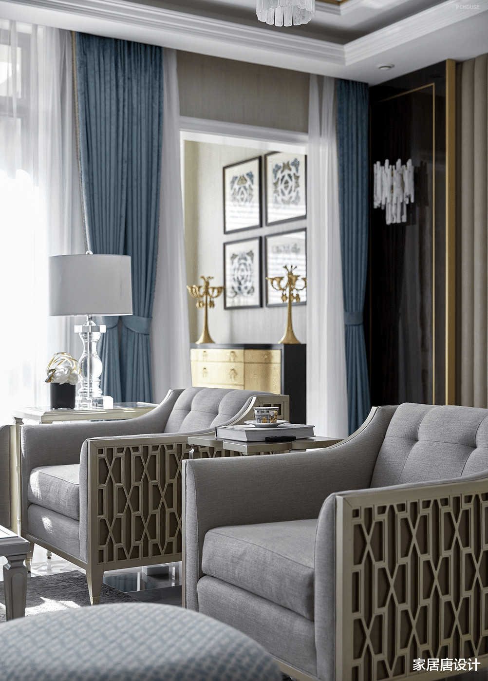 贵气大方的别墅,不仅有优渥的空间优势,更有完美的家装设计