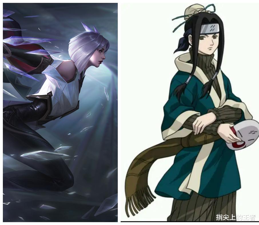 武装|王者荣耀X火影忍者,白完美匹配镜,四代给李白,无数火迷的梦