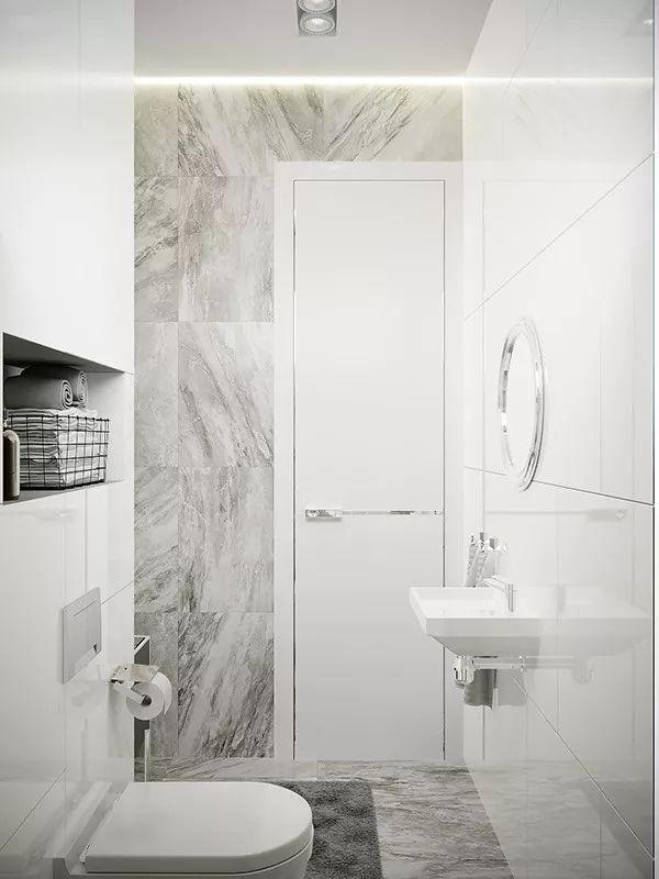 以简单白作为装修设计的主调,整个空间宛若仙境,实用美观