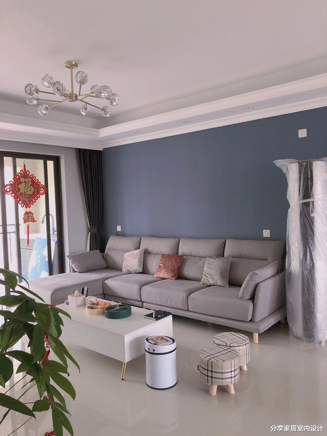 看她家新房,全屋墙面刷的颜色很漂亮,太有品位了,分享一下!