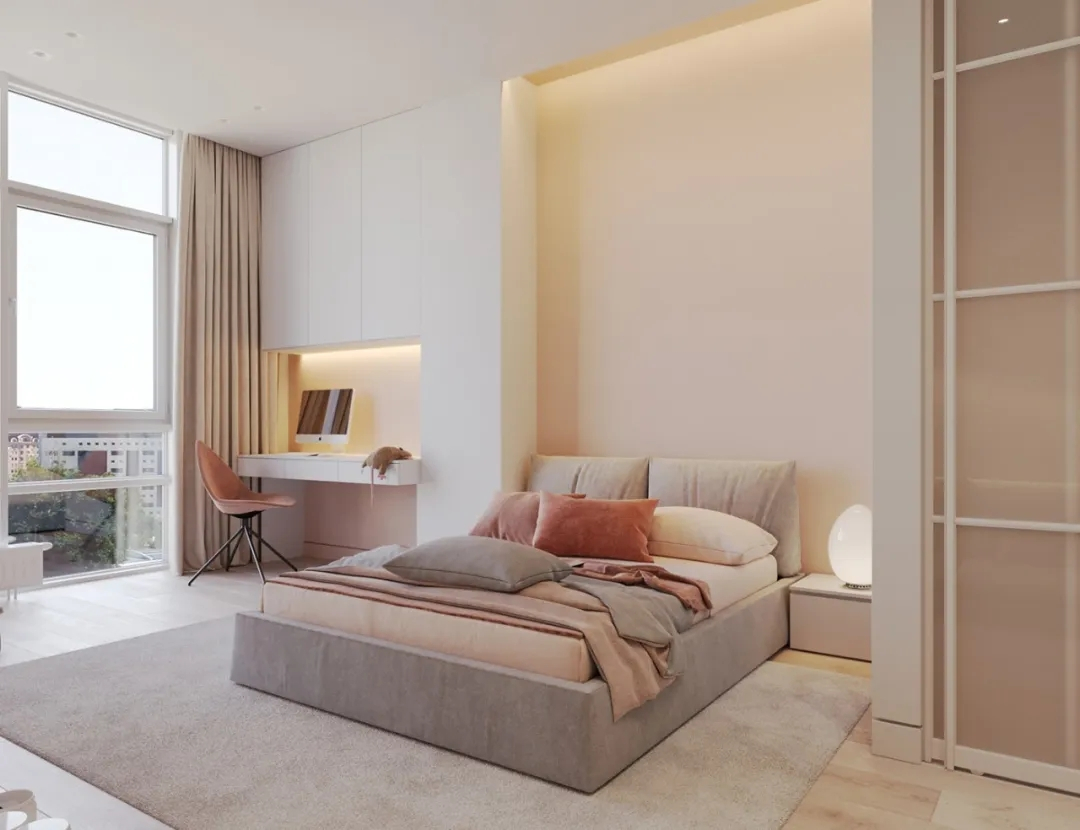 145平欧式三居室，色调沉稳简约时尚有韵味