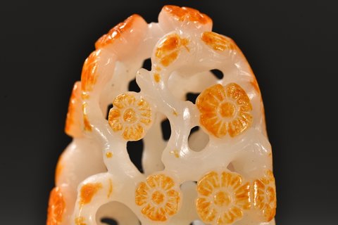 |和田玉喜上眉梢把件