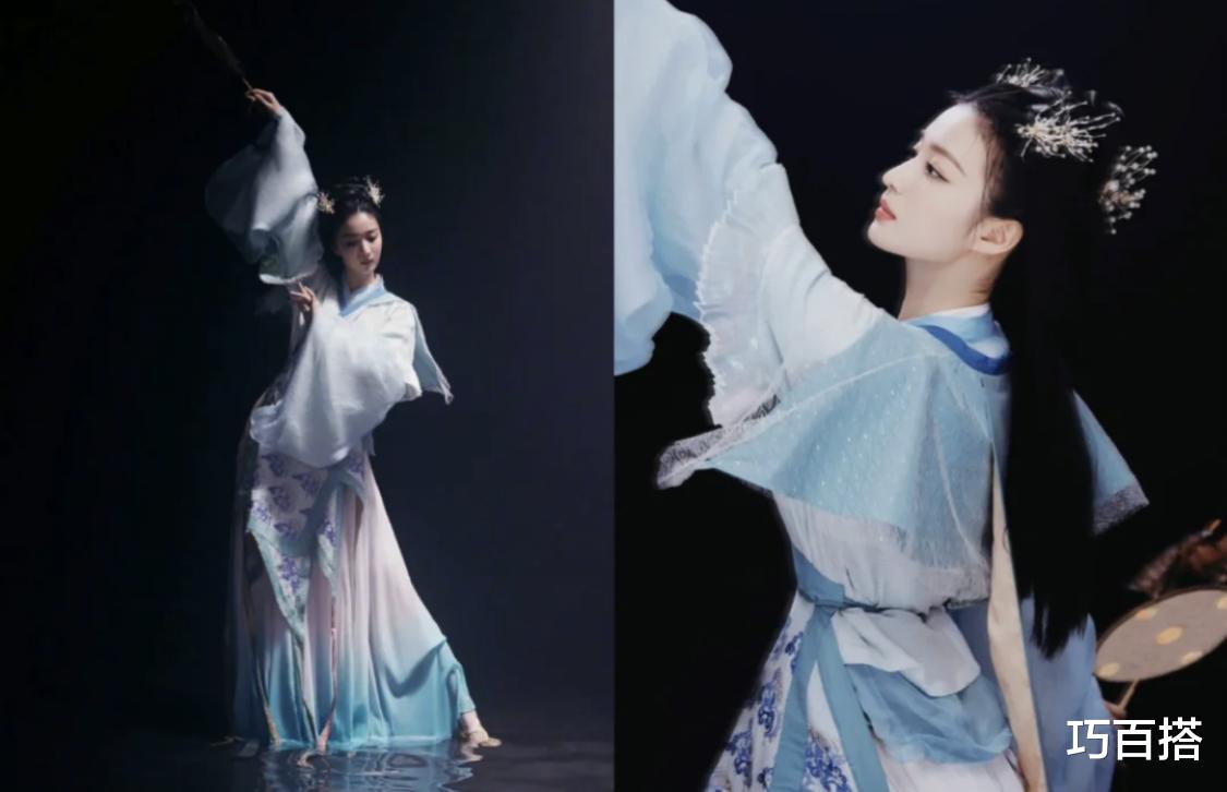 王楚然|王楚然可以古装半永久吗？红衣惊艳，白衣素雅，每一个都让我惊艳