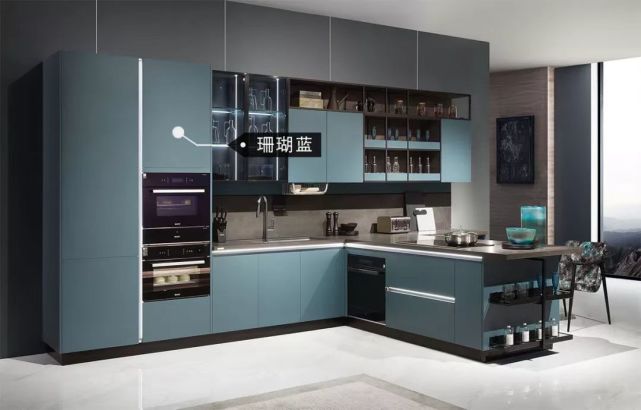 颜控必看,5种橱柜颜色效果图,让你的厨房瞬间变美N倍!