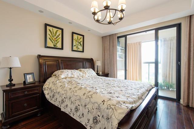 现代简美式风格的大三居,装修设计超大气实用,父母来了都说喜欢