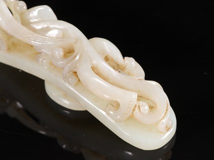 和田玉籽料|回流【和田玉籽料 龙勾 雕件】