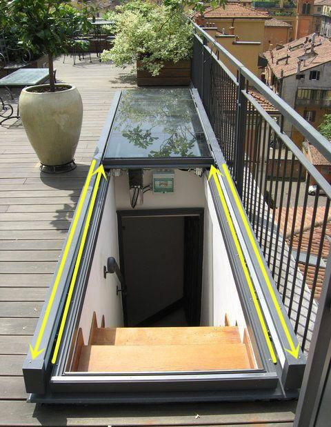 谁说买顶楼不好的?凿个天窗入口,把楼顶收拾干净,一家独享大露台!