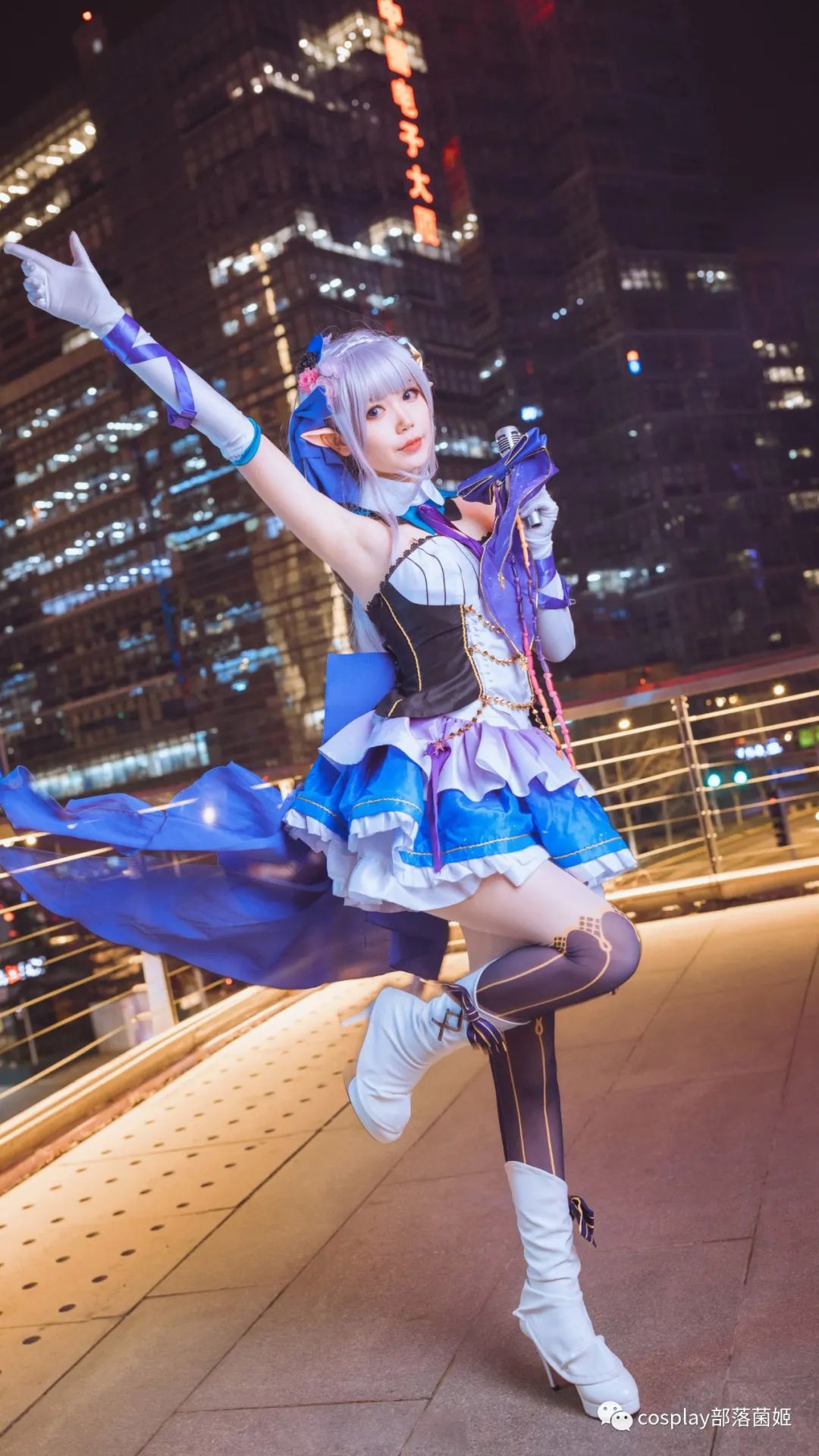 艾米莉亚|cos：艾米莉亚偶像cos正片@安缇兔