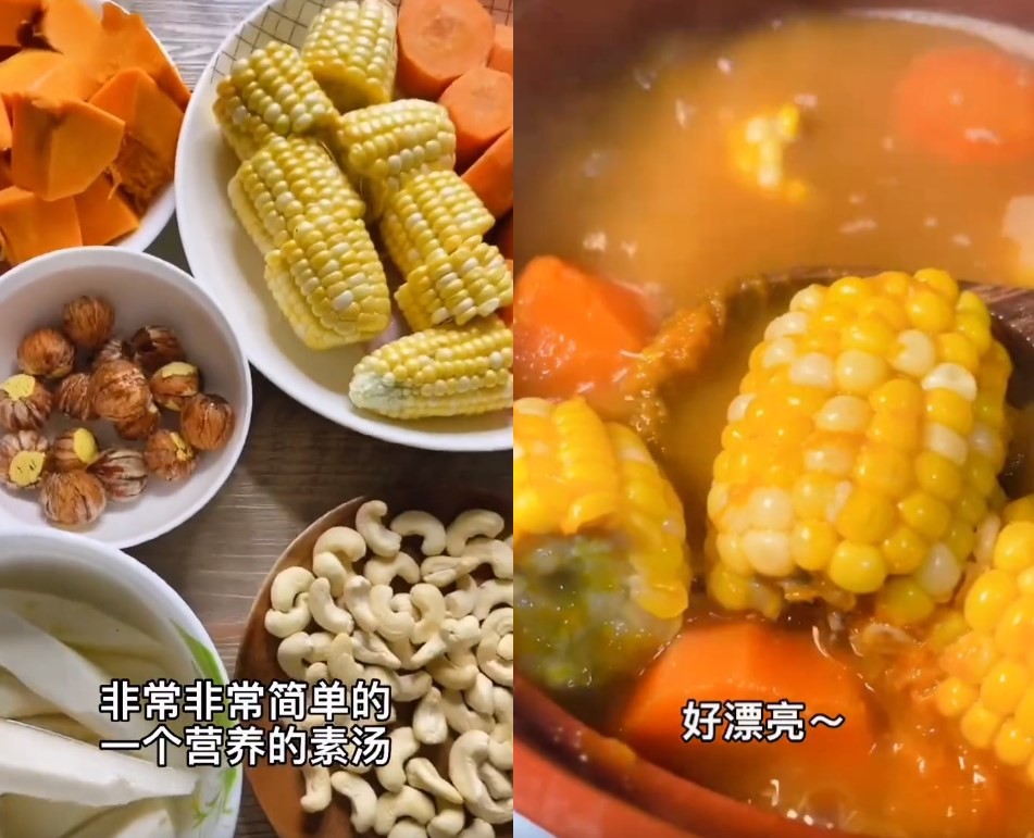 刘玉翠|55岁港星刘玉翠逛菜市场，煲一锅汤独自喝完，领退休金在内地定居