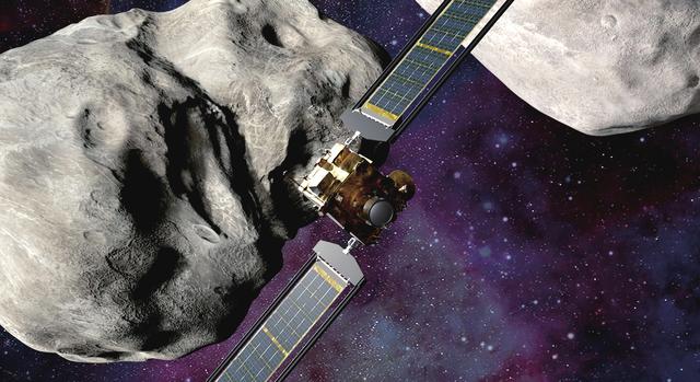 美DART飞行器撞击小行星并成功改变小行星运动轨迹