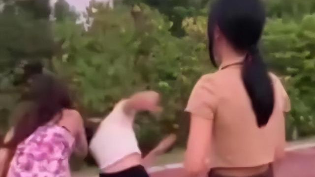 江西一女孩公园内被多人殴打，扯头发，行凶者多次猛踢其下身纪实