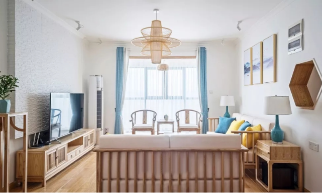 134平用传统中式园林的设计,少了几分浓墨重彩多几分雅致清宁