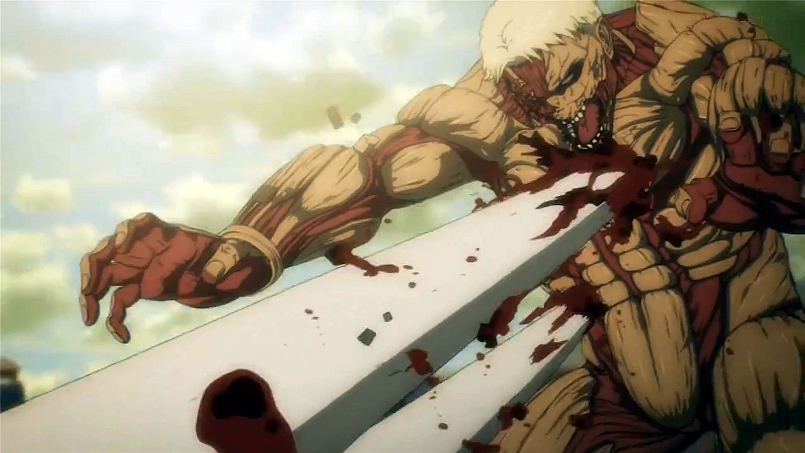 进击的巨人|《进击的巨人》终章更新2.1,兽之巨人死而复生,艾伦1敌3命悬一线!