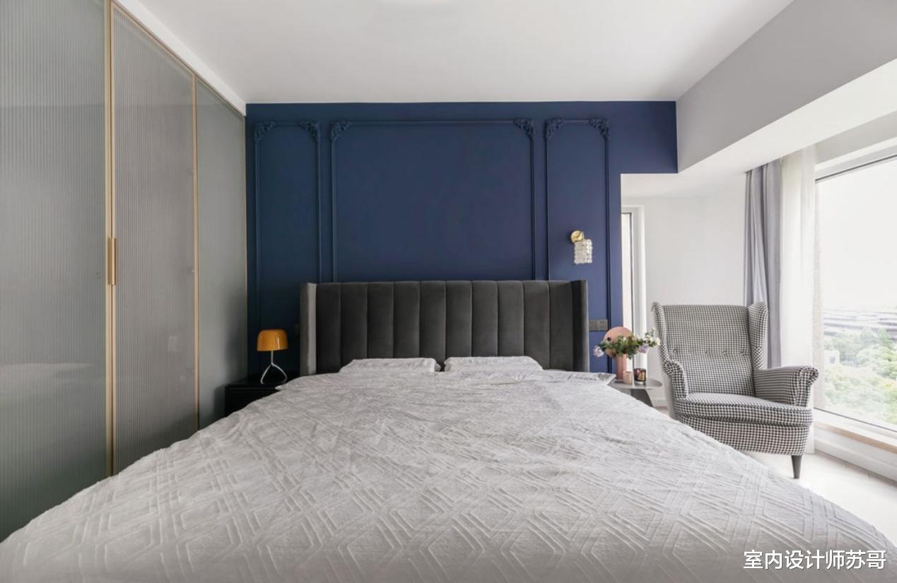 深蓝优雅的简法公寓，感受来自蓝白的清新，实现优雅和现实的共存