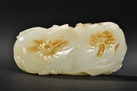 |旧藏 和田玉多子多福把件