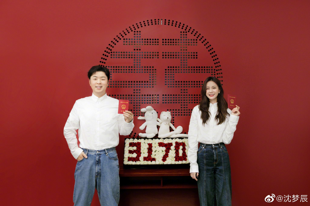 沈梦辰|杜海涛沈梦辰卡点女方生日官宣结婚，玫瑰花组成相爱天数超浪漫