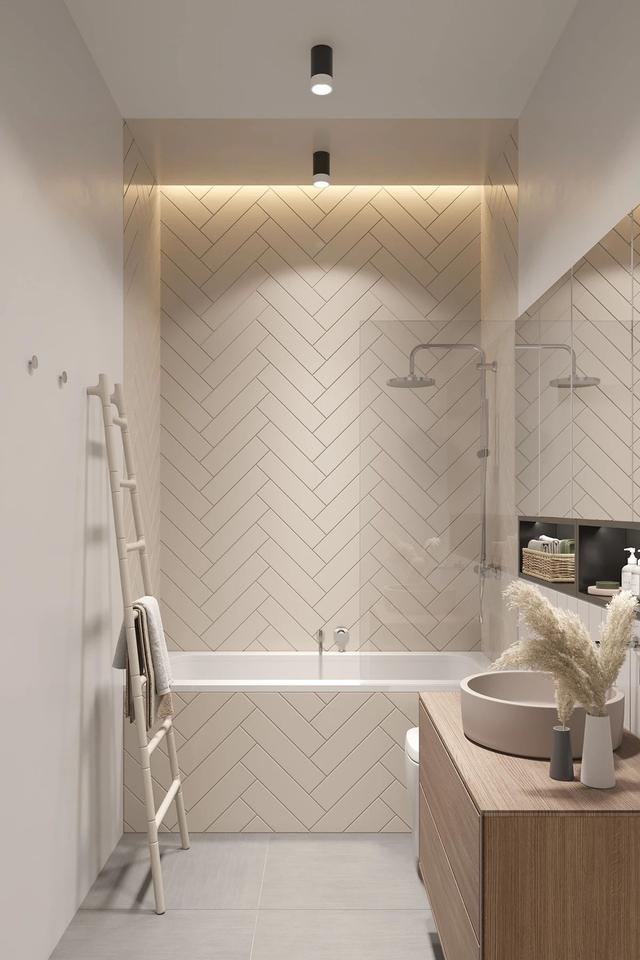 户型紧凑，客厅面积小？学她家64㎡这样设计，颜值高又通透！