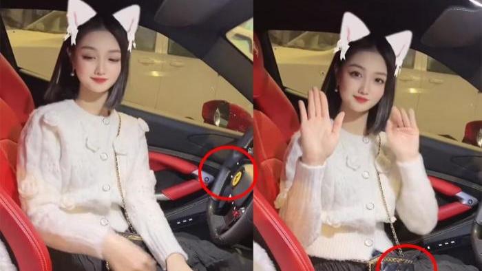 张嘉倪|否认当三！21岁邵晴坐豪车戴大钻戒，正面回应介入张嘉倪婚姻