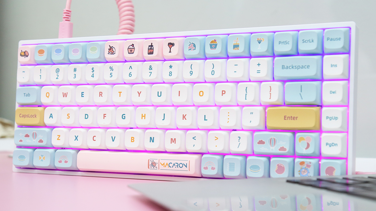 智能手机|SKYLOONG小呆虫马卡龙主题机械键盘评测：戳中你的少女心